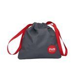Сумка для секс-игрушек Fun Factory TOYBAG, S, серая, кисет, 14x14 см SX1009 фото
