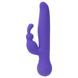 Вібростимулятор-кролик Touch by Swan &mdash;  Duo Purple з сенсорним управлінням і ротацією SO2729 фото
