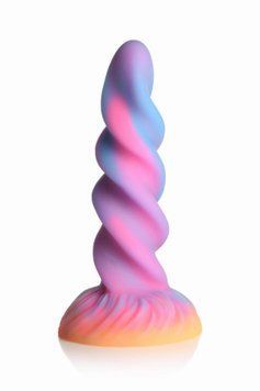 Фентезійний фалоімітатор Creature Cocks Glow-in-the-Dark Unicorn Dildo SX2205 фото