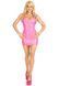 Вінілова мінісукня Leg Avenue Pink vinyl mini dress S, рожева SO9188 фото 7