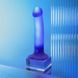 Дилдо, що світиться Strap-On-Me Glow-LED Dildo Purple - M SX2851 фото 5