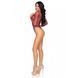 Сітчасте боді зі стразами Leg Avenue &mdash; Crystalized Fishnet Bodysuit One Size Burgundy SO9135 фото 5