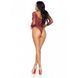 Сітчасте боді зі стразами Leg Avenue &mdash; Crystalized Fishnet Bodysuit One Size Burgundy SO9135 фото 6