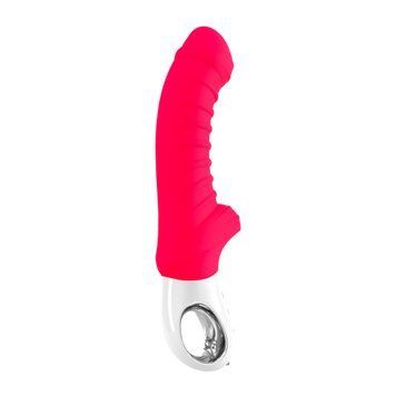 Вибратор для точки G Fun Factory TIGER india red, ребристый, подходит для анальной стимуляции SX0939 фото