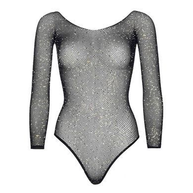 Сітчасте боді зі стразами Leg Avenue &mdash; Crystalized Fishnet Bodysuit One Size Black SO9136 фото