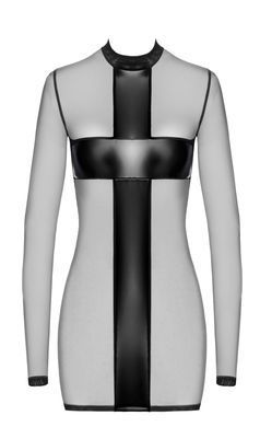 Сукня Noir Handmade F369 Crossfire Mesh & Wetlook Mini dress M SX4100 фото