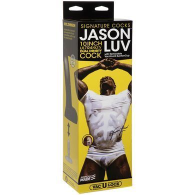 Фалоімітатор Doc Johnson Jason Luv 10 Inch Cock, зі зліпка пеніса, Vac-U-Lock, діаметр 5,1 см SO9855 фото