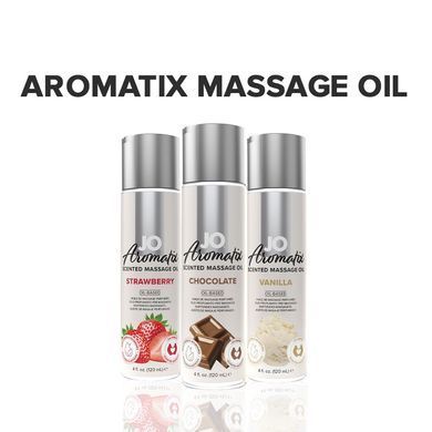 Натуральна масажна олія JO Aromatix Massage Oil Chocolate 120 мл SO6767 фото