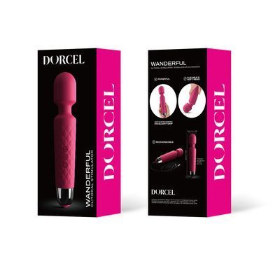 Мінівібромасажер Dorcel Wand Wanderful Magenta потужний, водонепроникний MD1359 фото