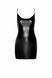 Сукня Noir Handmade F307 Mirage wetlook mini dress with jewelry rhinestone chain - XXL SX0283 фото 4