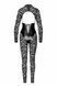 Комбінезон Noir Handmade F299 Enigma lace catsuit with underbust bodice - L SX0233 фото 6