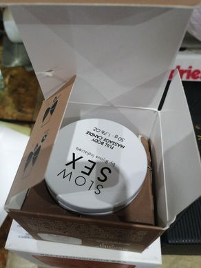 Масажна свічка Bijoux Indiscrets SLOW SEX Massage Candle (50 г) (надорвана упаковка!!!) SO9341-R фото