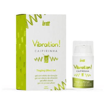 Рідкий вібратор Intt Vibration Caipirinha (15 мл), густий гель, дуже смачний, діє до 30 хвилин SX0579 фото