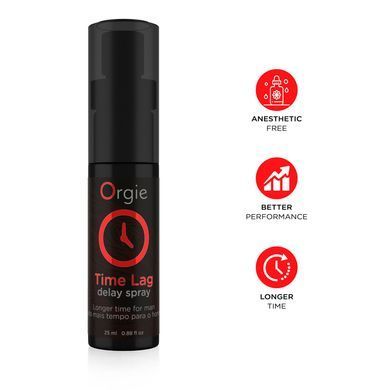 Спрей-пролонгатор Orgie Time Lag Delay Spray, 25 мл, без анестетиков, с пантенолом SX1559 фото