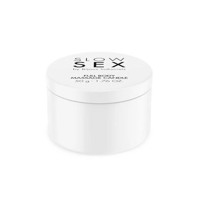 Масажна свічка Bijoux Indiscrets SLOW SEX Massage Candle (50 г) (надорвана упаковка!!!) SO9341-R фото