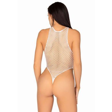Сітчасте боді Leg Avenue &mdash; Net Snap Crotch Tank Bodysuit One Size White SO7884 фото