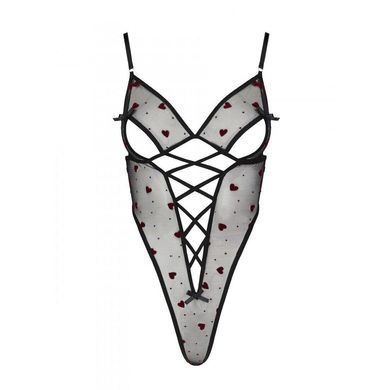 Вишукане боді з малюнком Passion &mdash; Lovelia Body Black SO4753 фото