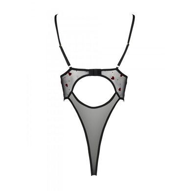 Вишукане боді з малюнком Passion &mdash; Lovelia Body Black SO4753 фото