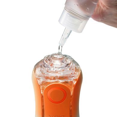 Мастурбатор Tenga Flip Orb &mdash; Sunset Orange, зі змінним стисканням та стимулюючими кульками всередині SX1331 фото