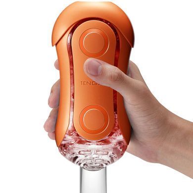 Мастурбатор Tenga Flip Orb &mdash; Sunset Orange, зі змінним стисканням та стимулюючими кульками всередині SX1331 фото
