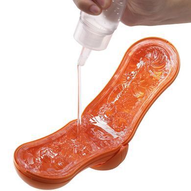 Мастурбатор Tenga Flip Orb &mdash; Sunset Orange, зі змінним стисканням та стимулюючими кульками всередині SX1331 фото