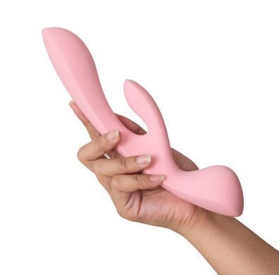 Двосторонній вібратор-кролик Satisfyer &mdash; Triple Oh Pink, 3 мотори, руків&rsquo;я-масажер SO7780 фото