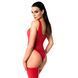 Боді під шкіру з високим вирізом Noir Handmade &mdash; F352 Powerwetlook Red SX1975 фото 2
