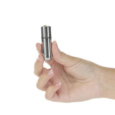 Віброкуля PowerBullet First-Class Bullet 2.5&Prime; with Key Chain Pouch, Silver, 9 режимів вібрації SO6848 фото