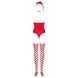 Різдвяне боді з шапочкою Санти Obsessive &mdash; Kissmas Teddy Red SX1153 фото 4