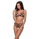 Трусики зі стреп Passion Exclusive NICKY THONG S/M, black PS27805 фото 1