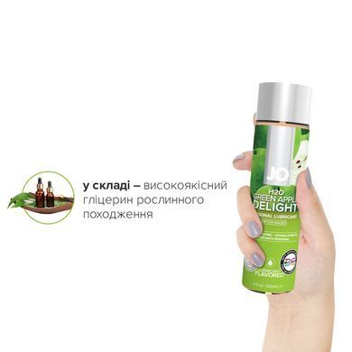 Змазка JO H2O &mdash; Green Apple (120 мл) Зелене яблуко SO1677 фото