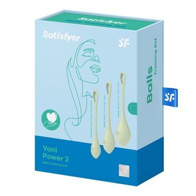 Набір йоні намистин Satisfyer Yoni Power 2 Light Green (м'ята упаковка!!!) SO5549-R фото