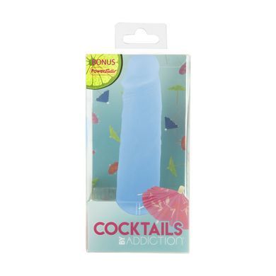 Фалоімітатор на присосці Cocktails by Addiction &ndash; Blue Lagoon (м'ята упаковка!!!) SX1298-R фото
