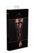 (SALE) Панчохи Noir Handmade F243 Tulle stockings with patterned flock embroidery - M SX0156 фото 6