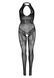 (SALE) Бодістокінг Leg Avenue Rhinestone Lace and Net Bodystocking OS Black SO7889 фото 6