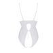 Боді з ажурним декором та відкритим кроком Passion URSULA BODY XXL/XXXL, white SO5834 фото 4