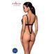 Боді з екошкіри з відкритим доступом Passion &mdash; Celine Body Black SO6403 фото 2