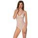 Боді з ажурним декором та відкритим кроком Passion URSULA BODY XXL/XXXL, white SO5834 фото 1