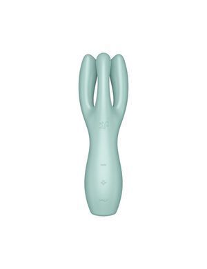 Кліторальний вібратор Satisfyer Threesome 3 Mint з трьома пальчиками SO6102 фото