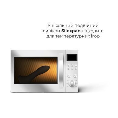Дилдо з присоскою Adrien Lastic Hitsens 5 Black, відмінно для страпона, діаметр 2,4 см, довжина 13см AD24059 фото