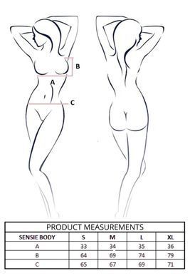 Боді Passion SENSIE BODY plum XL SX2961 фото