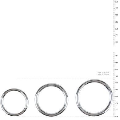 Набір ерекційних кілець Sinner Gear Unbendable &ndash; Cock/Ball Ring & Glans Ring Set SO4584 фото