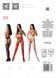 Еротичні колготки-бодістокінг зі шнурівкою на стегнах Passion S026 One Size, red, з доступом SO8949 фото 5