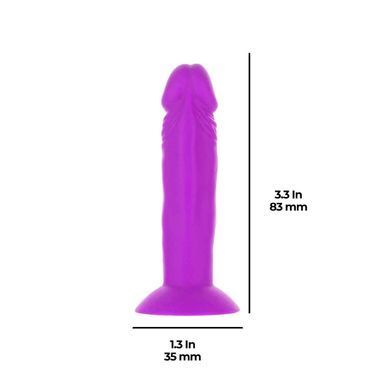 Набір фалоімітаторів ADDICTION Silly Willy 3.3&rdquo; Silicone Dildo, 3 кольори, 12 шт SX3154 фото