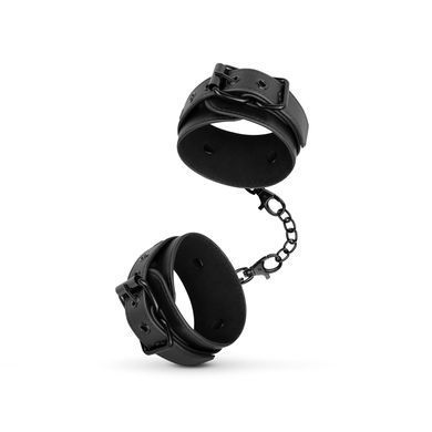 Поножі Bedroom Fantasies: Faux Leather Ankle Cuffs, чорні SO8804 фото