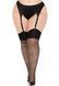 Панчохи Leg Avenue Wide Top Rhinestone Sheer Stockings Black 1X/2X SX1065 фото 1