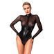 Боді під шкіру з прозорим верхом Noir Handmade &mdash; F321 Edge Black SX0359 фото 1