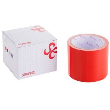 Електростатична стрічка для бондажу LOCKINK SEVANDA Electrostatic Tape - Red Tape, 16 м SX0889 фото