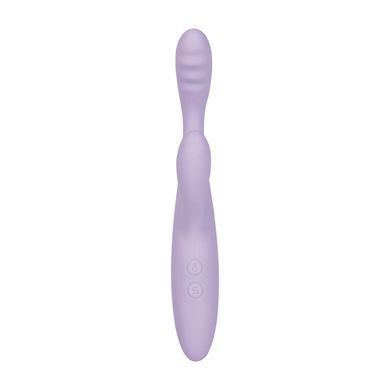 Тонкий кролик-вібратор Svakom &mdash; Cici 2+ Lilac, керування зі смартфона, підігрів до 38 &deg;C SX0729 фото
