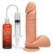 Фалоімітатор, що кінчає, Doc Johnson The D ULTRASKYN Perfect D Squirting &ndash; 7 Inch, діаметр 4,3 см SO9547 фото 1
